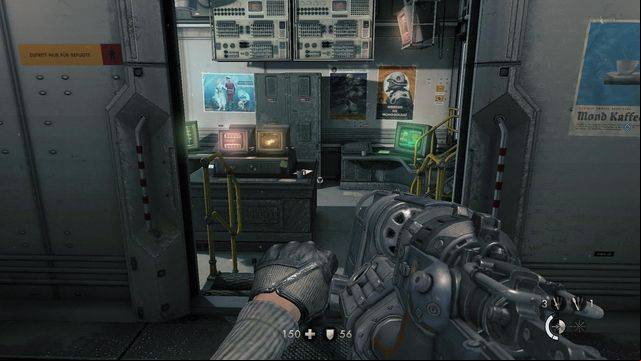 In this room - London Nautica - Secrets - Wolfenstein: The New Order - Game Guide and Walkthrough