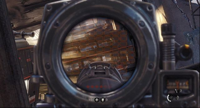 Use your laser here - Gibraltar Bridge - Main missions - Wolfenstein: The New Order - Game Guide and Walkthrough
