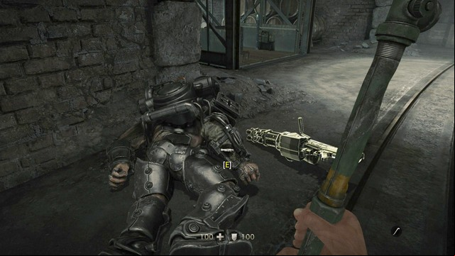In the next room, you will see a deactivated supersoldier lying on the floor - Chapter 1 - Prison - Walkthrough - Wolfenstein: The Old Blood - Game Guide and Walkthrough