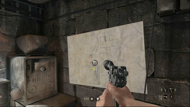 After eliminating the soldier, a couple of weaker enemies will attack you - Chapter 3 -Wolfenstein Keep - Walkthrough - Wolfenstein: The Old Blood - Game Guide and Walkthrough