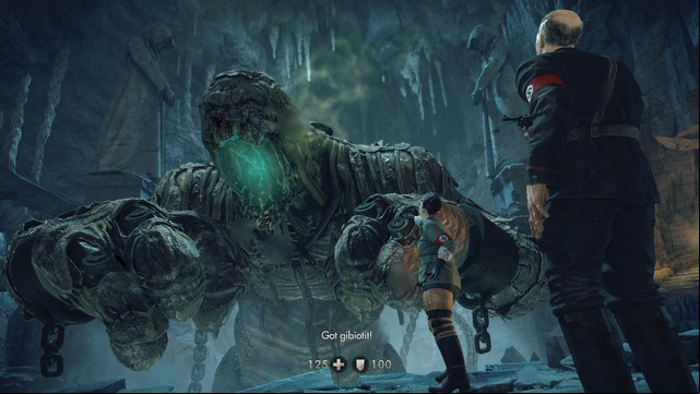 When you regain control of your character, the final boss fight awaits you - Chapter 8 - Dig Site - Walkthrough - Wolfenstein: The Old Blood - Game Guide and Walkthrough
