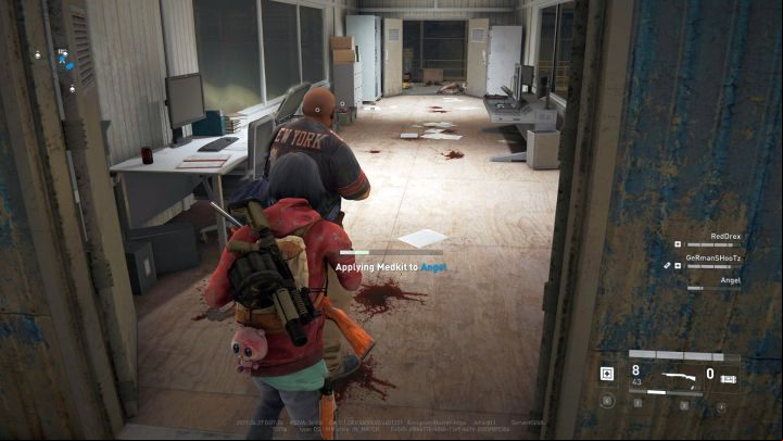 If your ally is heavily wounded, consider healing him/her with a medkit. - World War Z Guide