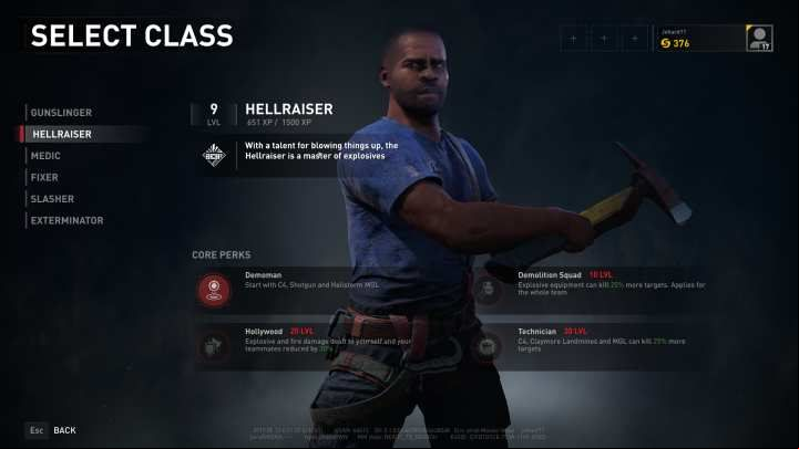 The Hellraiser is an explosive specialist, effective against clusters of foes. - Hellraiser | Character classes in World War Z - Character classes - World War Z Guide