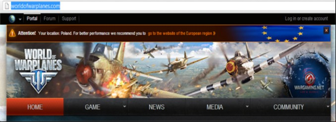 Region selection window - Starting the | Basics - Basics - World of Warplanes Game Guide