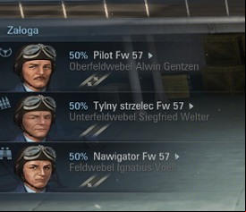 The crew in the plane consists of the pilot and, to if the plane type allows it, you receive the tail gunner and the navigator - The Crew | Basics - Basics - World of Warplanes Game Guide