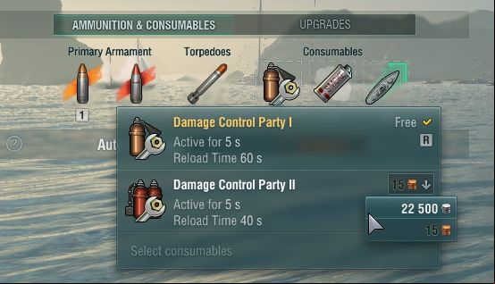 Use consumables only for tier V+ ships and the ones left for fun. - Consumables - Game mechanics - World of Warships - Game Guide and Walkthrough