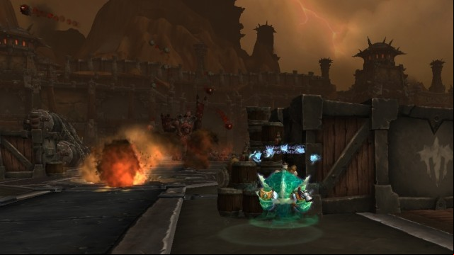 You should dash between covers between Skullocs attacks. - Iron Docks - Detailed guide - World of Warcraft: Warlords of Draenor Game Guide