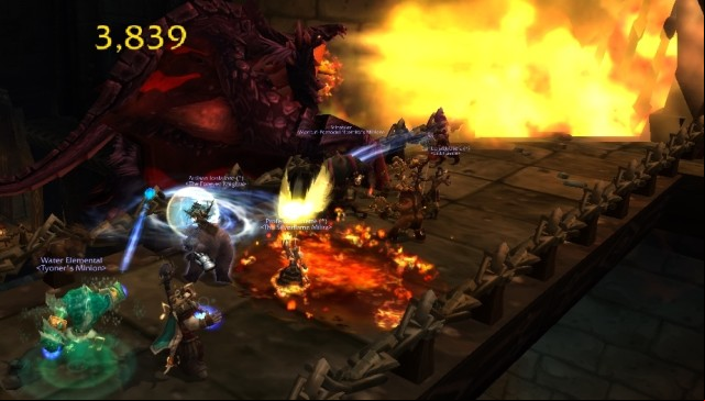 While belching fire, the boss usually draws a semicircle so, you need to escape from this attack. - Upper Blackrock Spire - Detailed guide - World of Warcraft: Warlords of Draenor Game Guide