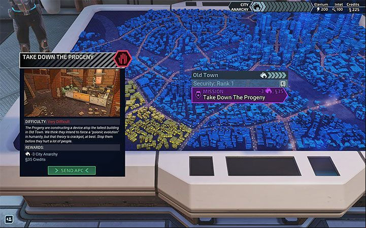 Your goal is to unlock the Take Down mission, in which you will deal with a particular faction - XCOM Chimera Squad: Hostile factions - Basics - XCOM Chimera Squad Guide