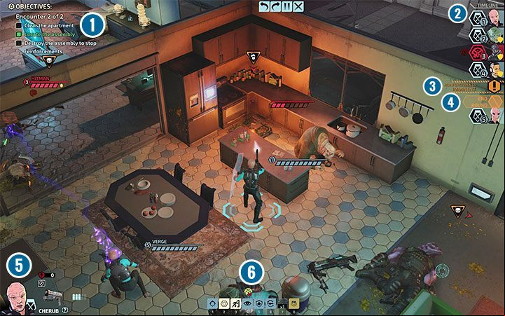 The image above shows a sample mission screen - XCOM Chimera Squad: Interface - Basics - XCOM Chimera Squad Guide