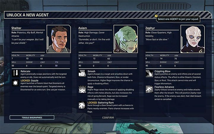 Subsequent playable characters appear automatically by making progress in the main story - XCOM Chimera Squad: New heroes - how to unlock? - FAQ - XCOM Chimera Squad Guide