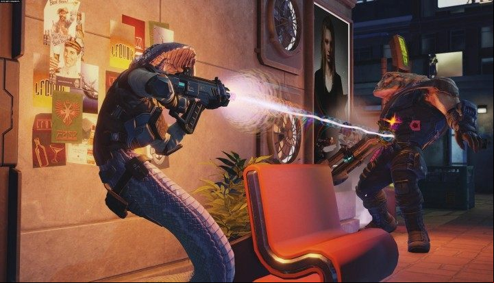 Yes, some of the Chimera squad are aliens working with humans to bring order to City 31 - XCOM Chimera Squad Guide