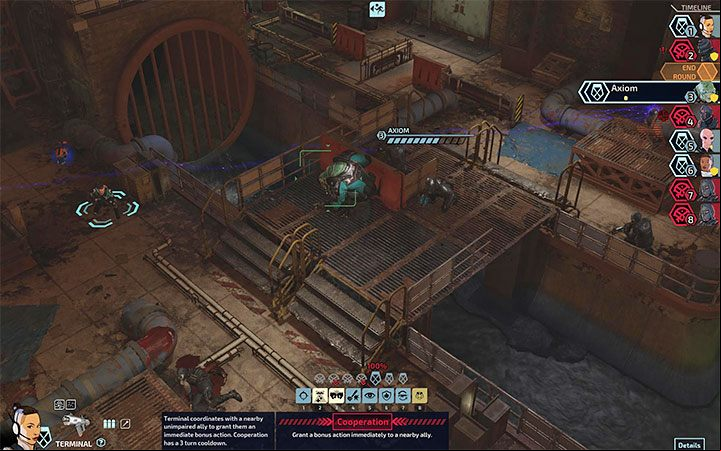Terminal is a good candidate for difficult missions due to her team healing abilities - XCOM Chimera Squad: Squad build, team composition - recommended - Basics - XCOM Chimera Squad Guide