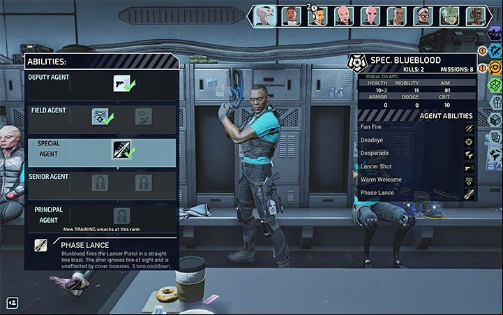How to unlock: Use Blueblood to hit 3 or more enemies with one Phase Lance shot - XCOM Chimera Squad: Achievements - Appendix - XCOM Chimera Squad Guide