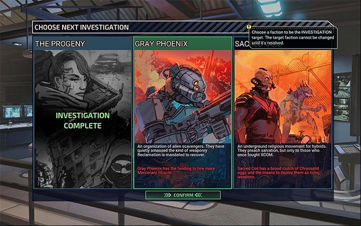 How to unlock: Complete the Gray Phoenix Investigation - XCOM Chimera Squad: Achievements - Appendix - XCOM Chimera Squad Guide
