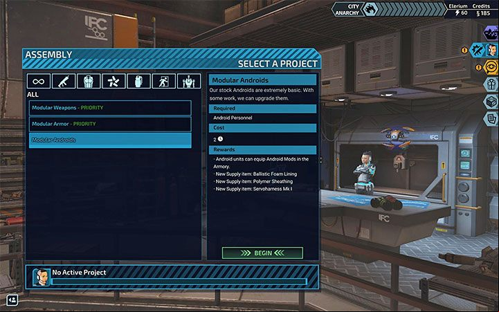 The most important information is that androids cannot gain experience and advance to higher levels - XCOM Chimera Squad: Androids, tips - Basics - XCOM Chimera Squad Guide