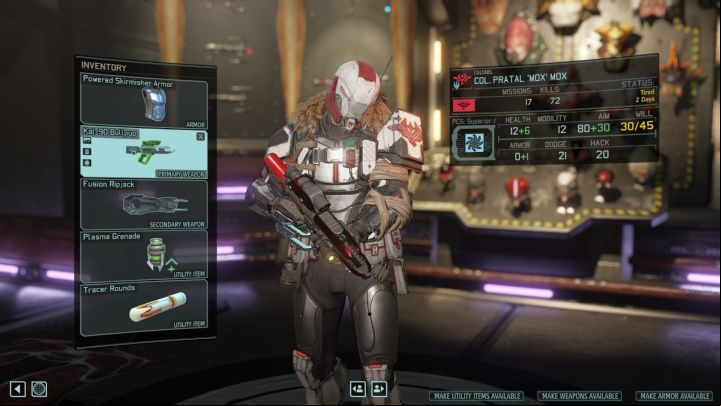 Equipment available to the Skirmisher. - Character class - Skirmisher | Resistance factions - Resistance factions - XCOM 2 Game Guide