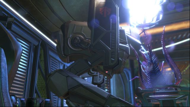 The Sectopod, a monstrosity, taking up almost half of the screen. - Sectopod | Enemies - Enemies - XCOM 2 Game Guide
