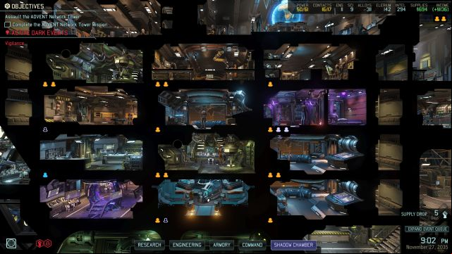 Theres less space for construction than in the first XCOM game. - General information | Available facilities - Available facilities - XCOM 2 Game Guide
