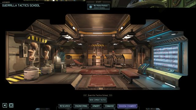 The Guerilla Tactics School facility. - Guerilla Tactics School | Available facilities - Available facilities - XCOM 2 Game Guide