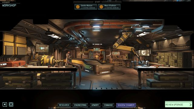 The Workshop is one of the more useful facilities. - Workshop | Available facilities - Available facilities - XCOM 2 Game Guide