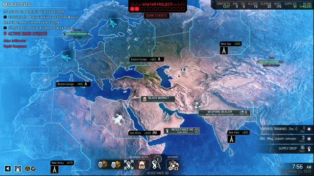 Making with a lot of resistance cells is one of the key aspects of the gameplay in XCOM 2. - Making with the resistance | Game mechanics - Game mechanics - XCOM 2 Game Guide