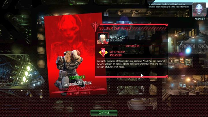 The first soldier to be captured will be Pratal Mox, a member of the Renegades. - Capturing and rescuing captured soldiers | Game mechanics - Game mechanics - XCOM 2 Game Guide