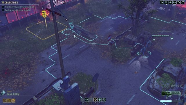 Moving in the blue area does not end the turn of a character. - Movement | Combat - Combat - XCOM 2 Game Guide