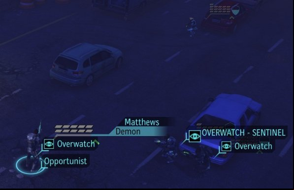 Scout on the front protected by a sniper and soldier in Overwatch mode. - Tactics - How to play to win - XCOM: Enemy Unknown - Game Guide and Walkthrough
