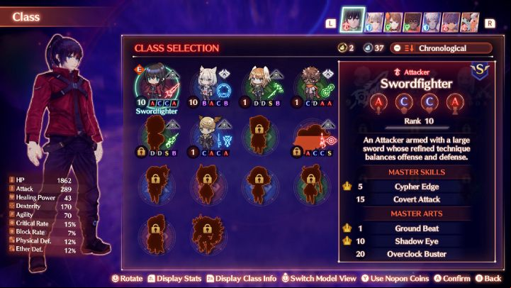 Zephyr is the starting class of Mio - Xenoblade 3: Character classes - a list of all - Basics - Xenoblade Chronicles 3 Guide