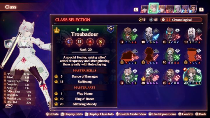 When Cammuravi s your team, you will unlock the Seraph class - Xenoblade 3: Character classes - a list of all - Basics - Xenoblade Chronicles 3 Guide