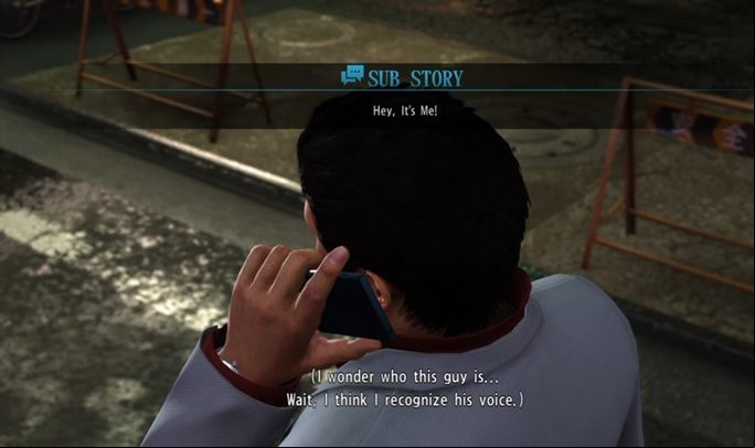 The game always displays a message on the screen about the start of a side quest, and you can also follow them from the pause menu - Yakuza 6 Trophy Guide - Basics - Yakuza 6 Game Guide