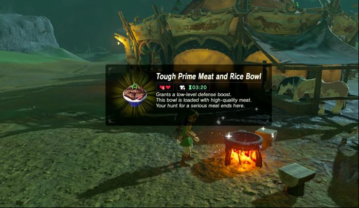 You should also prepare more powerful meals that will aid you in the toughest boss fights. - Cooking, brewing, recipes in Zelda Breath of the Wild - Gameplay Basics - The Legend of Zelda Breath of the Wild Guide