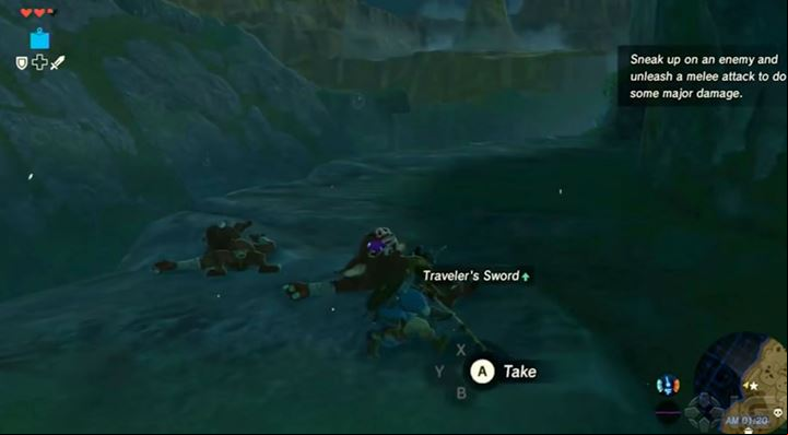 When you sneak up on enemies and attack them, you will deliver massive damage. - Sneaking up in Zelda Breath of the Wild - Gameplay Basics - The Legend of Zelda Breath of the Wild Guide