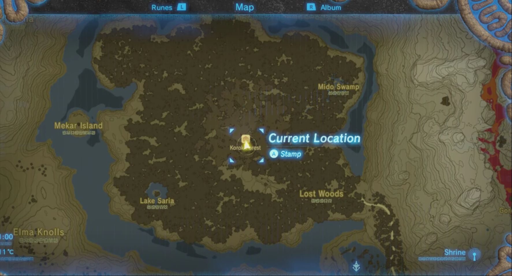 Thats the location of the Master Sword on the world map. - How to get Master Sword in Zelda Breath of the Wild? - FAQ - Frequently asked questions - The Legend of Zelda Breath of the Wild Guide