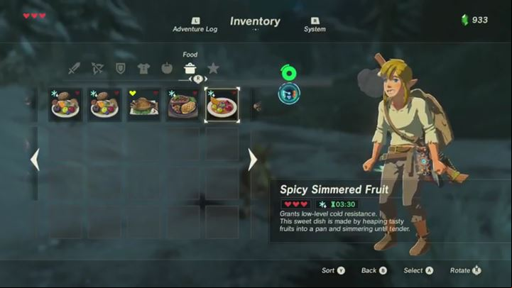 You should be well prepared before you enter the cold areas of the world. - How to protect from cold in Zelda Breath of the Wild? - FAQ - Frequently asked questions - The Legend of Zelda Breath of the Wild Guide
