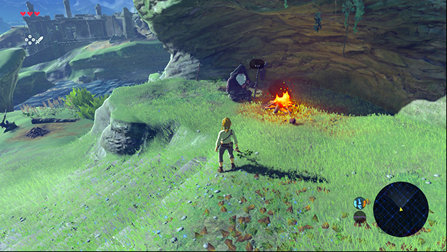 Talk to the old man - Follow the Sheikah Slate | Zelda Breath of the Wild walkthrough - Main quests - The Legend of Zelda Breath of the Wild Guide