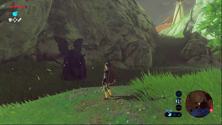 The statue will enable you to exchange your life for stamina and vice versa - Hateno Tower Region in Zelda Breath of the Wild - Side quests - The Legend of Zelda Breath of the Wild Guide