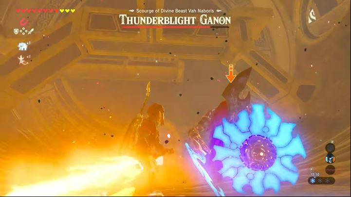 Melee combat and counterattacks will let you win. - Thunderblight Ganon | Bossfight in Zelda Breath of the Wild - Bossfights - The Legend of Zelda Breath of the Wild Guide