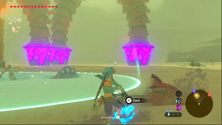 You have to destroy the four hooves. - Divine Beast Vah Naboris | Bossfight in Zelda Breath of the Wild - Bossfights - The Legend of Zelda Breath of the Wild Guide