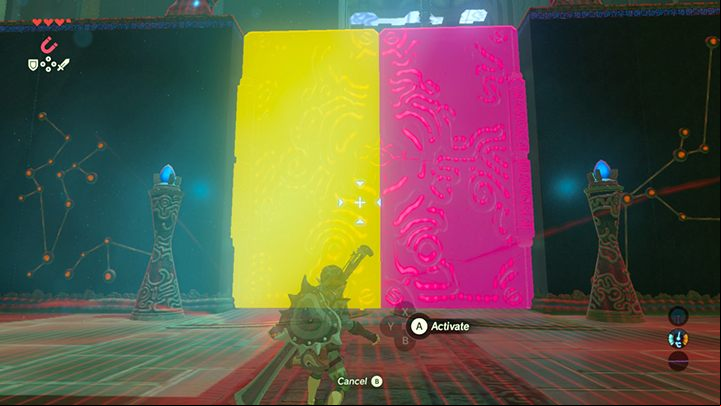 Open the door with the rune. - All Shrines in Zelda Breath of the Wild - Shrines - The Legend of Zelda Breath of the Wild Guide
