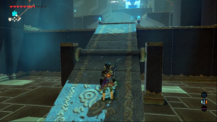 Stop the time on the ramp. - All Shrines in Zelda Breath of the Wild - Shrines - The Legend of Zelda Breath of the Wild Guide