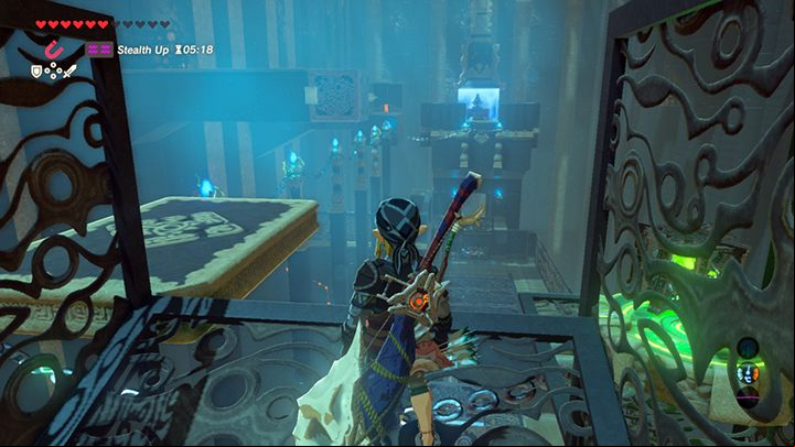 Climb the moving platform. - All Shrines in Zelda Breath of the Wild - Shrines - The Legend of Zelda Breath of the Wild Guide